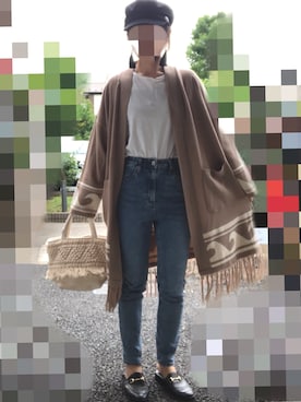 「Julia Boutique（ジュリアブティック）のアイテム（帽子）」を使った、Ran®️Ran2🌵さん（レディース・156cm）の春コーディネート