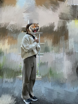 「寒い」｜「アイテム（デニムジャケット）」を使った、Ran®️Ran2🌵さん（レディース・156cm）の春コーディネート