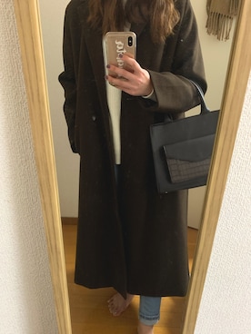 「Libby&Rose（リビーアンドローズ）のアイテム（ジャケット/アウター）」を使った、mahoさん（レディース・158cm）の冬コーディネート