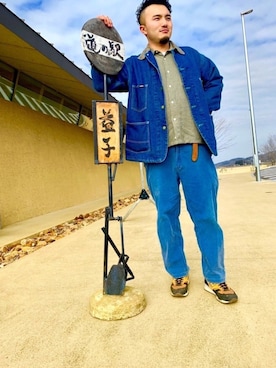 「OSHKOSH（オシュコシュ）のアイテム（ジャケット/アウター）」を使った、katokiyoさん（メンズ・176cm）の冬コーディネート