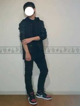 「Right-on（ライトオン）のアイテム（スタジャン）」を使った、kento さん（メンズ・170cm）の春コーディネート