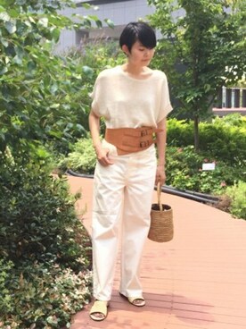 Tamuraさん（レディース・165cm）の夏コーディネート