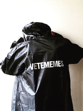 「vetements」｜「アイテム（その他アウター）」を使った、SeeKさん（メンズ・176cm）の夏コーディネート
