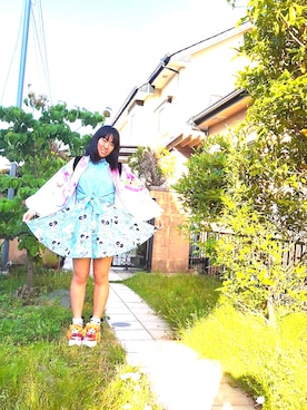 「ScoLar（スカラー）のアイテム（ブルゾン）」を使った、🌜あかり❥︎❥︎❥︎ぁぃぁぃ🐼🌛さん（レディース・162cm）の夏コーディネート