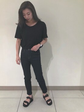 「モノトーン」｜yuki _tさん（レディース・160cm）の春コーディネート