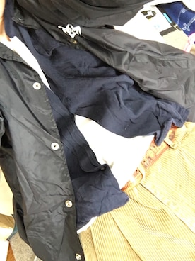 「Suicidal Tendencies（スイサイダル テンデンシーズ）のアイテム（ナイロンジャケット、ブラック系）」を使った、ツナマヨさん（メンズ）の秋コーディネート