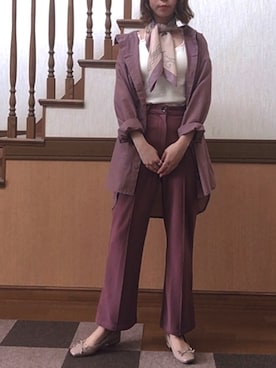 Nelly💐さん（レディース・154cm）の春コーディネート