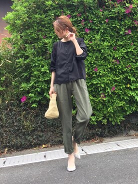 「CANMART（キャンマート）のアイテム」を使った、shiruju.kさん（レディース・156cm）の春コーディネート