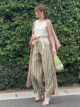 shiruju.kさん（レディース・156cm）の夏コーディネート