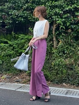 shiruju.kさん（レディース・156cm）の夏コーディネート