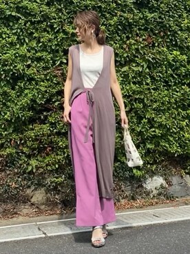 shiruju.kさん（レディース・156cm）の夏コーディネート