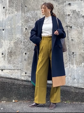 shiruju.kさん（レディース・156cm）の冬コーディネート