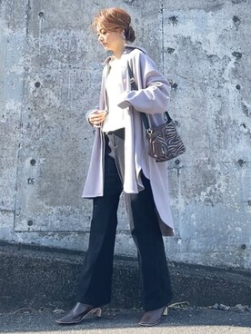 shiruju.kさん（レディース・156cm）の冬コーディネート