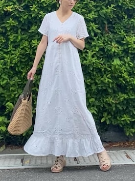 「BKhome（ビーケーホーム）のアイテム」を使った、shiruju.kさん（レディース・156cm）の夏コーディネート