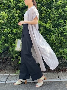 「BKhome（ビーケーホーム）のアイテム」を使った、shiruju.kさん（レディース・156cm）の夏コーディネート