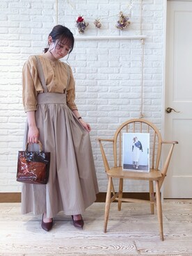 なぁさん（レディース・153cm）の春コーディネート