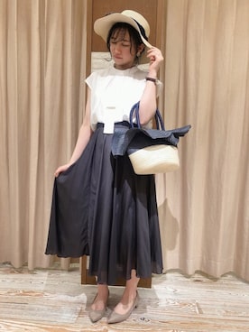 なぁさん（レディース・153cm）の夏コーディネート