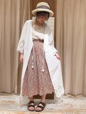 「アイテム（ワンピース/ドレス）」を使った、なぁさん（レディース・153cm・10代）の夏コーディネート