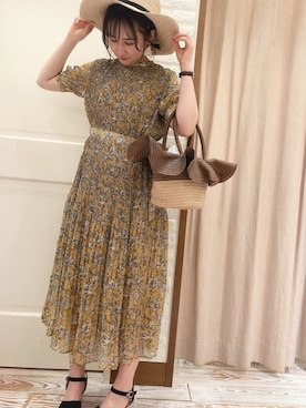 「アイテム（ワンピース/ドレス）」を使った、なぁさん（レディース・153cm・10代）の夏コーディネート