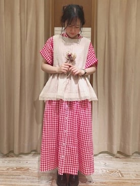 「アイテム（ワンピース/ドレス）」を使った、なぁさん（レディース・153cm・10代）の夏コーディネート