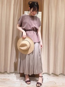 なぁさん（レディース・153cm）の夏コーディネート