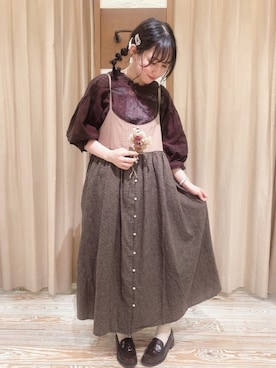 「アイテム（ワンピース/ドレス）」を使った、なぁさん（レディース・153cm・10代）の夏コーディネート