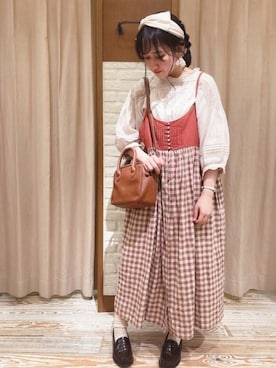 「アイテム（ワンピース/ドレス）」を使った、なぁさん（レディース・153cm・10代）の夏コーディネート