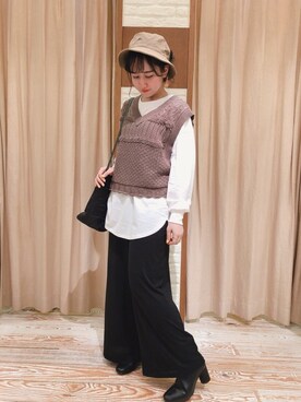 なぁさん（レディース・153cm）の秋コーディネート