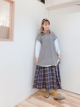 miki.mさん（レディース・165cm）の冬コーディネート
