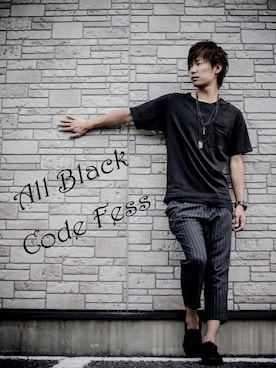 「ARMANI EXCHANGE（アルマーニエクスチェンジ）のアイテム（アクセサリー）」を使った、Ryu--taさん（メンズ・183cm）の夏コーディネート