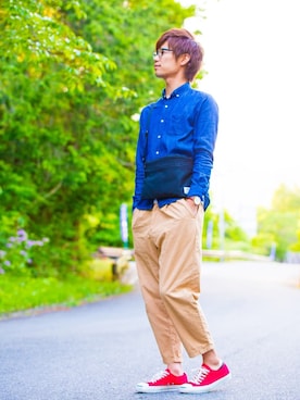 「SHIPS Days（シップスデイズ）のアイテム」を使った、Ryu--taさん（メンズ・183cm）の春コーディネート