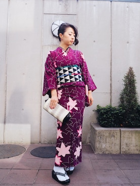 「kimono」｜「アイテム（その他シューズ）」を使った、Lynnさん（レディース・161cm）の秋コーディネート
