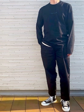 「FUTUR（フューチャー）のアイテム」を使った、あーきーさん（メンズ・179cm）の春コーディネート