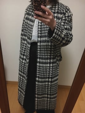 「Omekashi（オメカシ）のアイテム（その他アウター）」を使った、さとうさん（レディース・159cm）の冬コーディネート