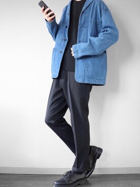 「アイテム（カバーオール）」を使った、あっ君さん（メンズ・178cm・10代）の冬コーディネート