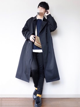 「Golden Bear（ゴールデンベア）のアイテム（Tシャツ/カットソー）」を使った、あっ君さん（メンズ・178cm）の秋コーディネート