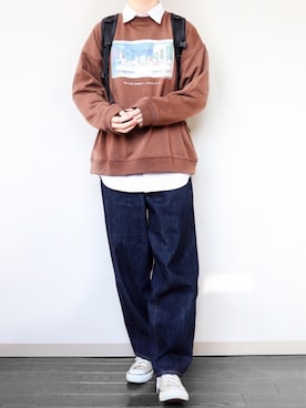 「URBAN RESEARCH Sonny Label（アーバンリサーチサニーレーベル）のアイテム（バッグ）」を使った、あっ君さん（メンズ・178cm）の冬コーディネート