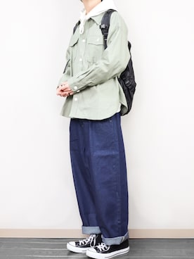 「URBAN RESEARCH Sonny Label（アーバンリサーチサニーレーベル）のアイテム（バッグ）」を使った、あっ君さん（メンズ・178cm）の冬コーディネート