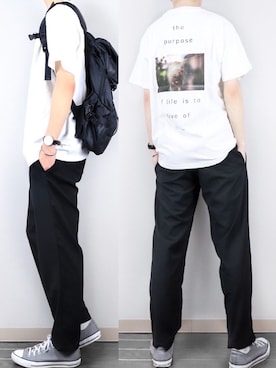 「URBAN RESEARCH Sonny Label（アーバンリサーチサニーレーベル）のアイテム（バッグ）」を使った、あっ君さん（メンズ・178cm）の春コーディネート