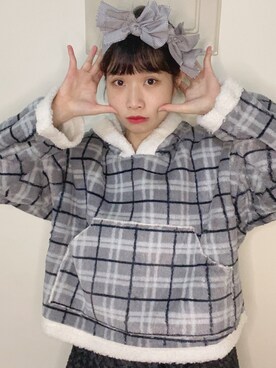 「格子」｜🐰セイセイ青青🐰さん（レディース・156cm）の冬コーディネート