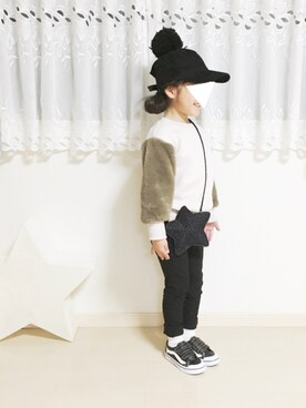 riiさん（キッズ・110cm）の冬コーディネート