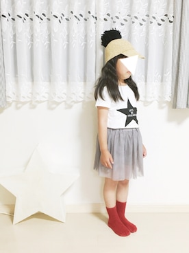 riiさん（キッズ・110cm）の春コーディネート