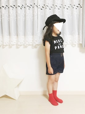 riiさん（キッズ・110cm）の夏コーディネート