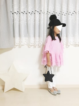 riiさん（キッズ・110cm）の秋コーディネート