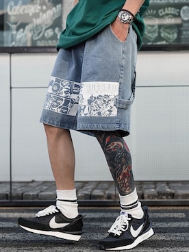 「MOBSTYLES（モブスタイル）のアイテム」を使った、bstyhkさん（メンズ・181cm）の春コーディネート