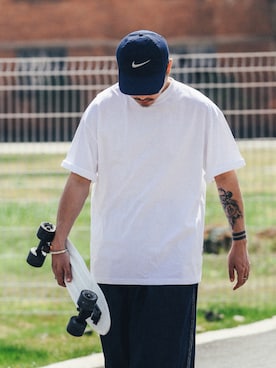 「MOBSTYLES（モブスタイル）のアイテム」を使った、bstyhkさん（メンズ・181cm）の春コーディネート