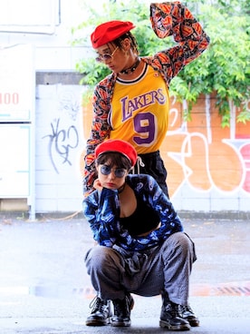 「NIKE(ナイキ)のアイテム(ハンチング/ベレー帽)」を使った、KANATAさん(レディース・168cm)の冬コーディネート