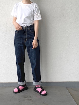 「SHIPS for women（シップスフォーウィメン）のアイテム」を使った、チさん（レディース・153cm）の夏コーディネート