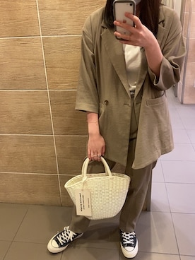「JOURNAL STANDARD relume（ジャーナルスタンダード　レリューム）のアイテム（その他アウター）」を使った、はるさん（レディース・158cm）の秋コーディネート