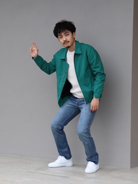 「A.P.C.（アーペーセー）のアイテム（ジャケット/アウター）」を使った、Haruki Horikawaさん（メンズ・173cm・20代）の春コーディネート
